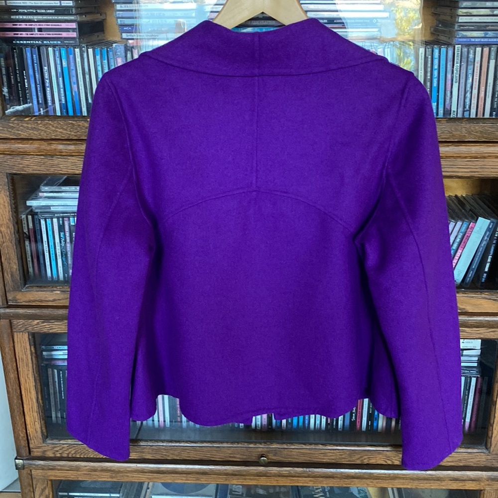 Jones New York Purple Soft Wool Blazer - Size Medium - Picture 2 of 11